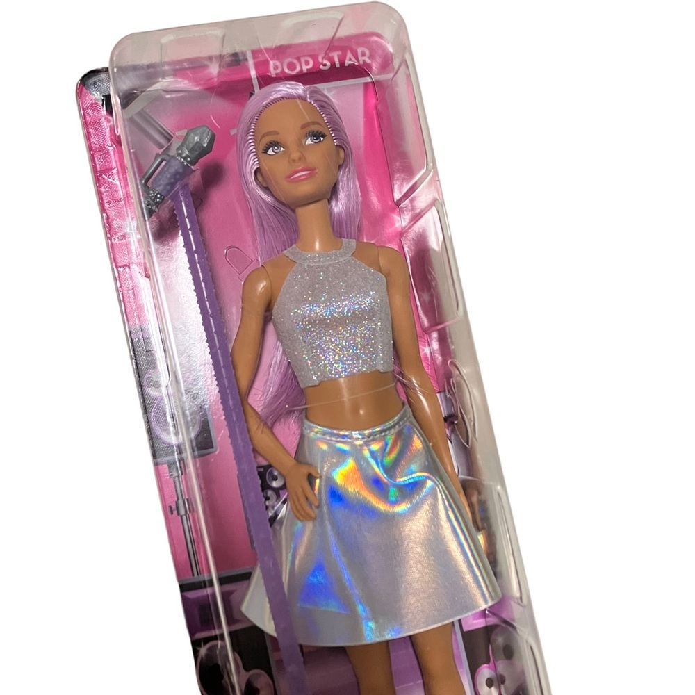 Barbie PopStar You Can Be Anything Career Doll with Microphone NEW